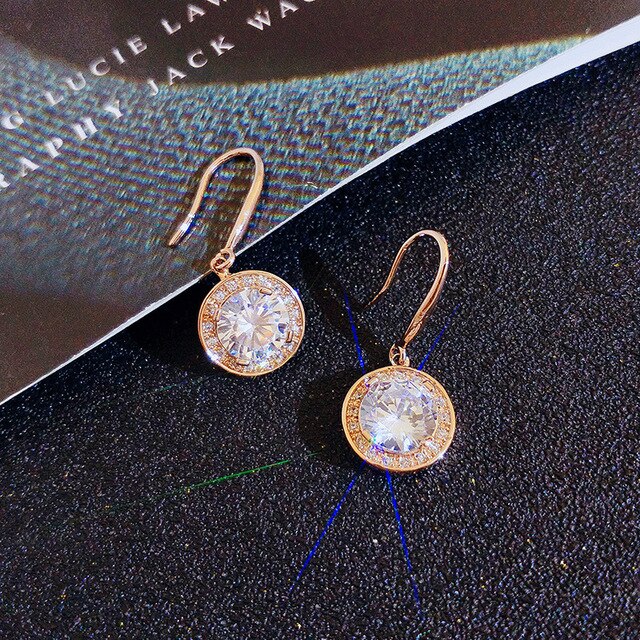 Little Women Kim Go Eun | Oh In Ju Round Gem Drop Earrings