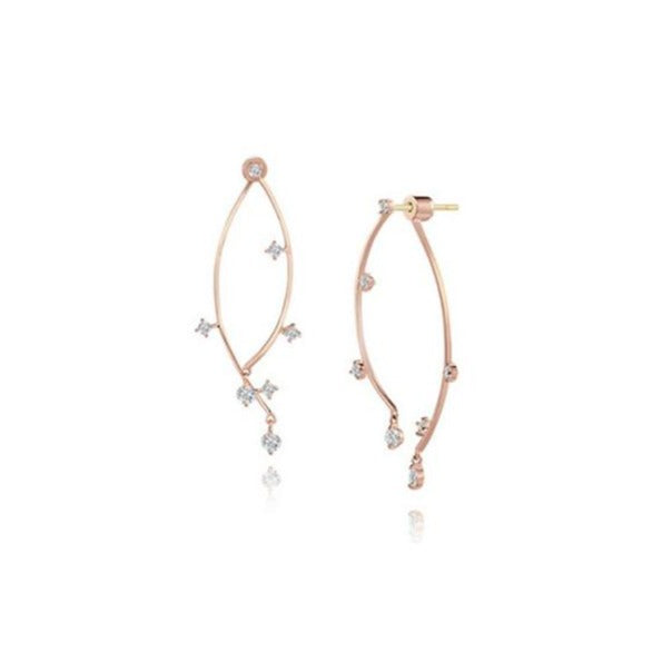 Kdrama-Schmuck von Touch Your Heart Yoo In Na asymmetrische Ohrringe