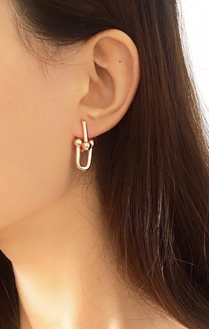 Korean Drama Penthouse Link Earrings As seen On Shim Su-ryeon Lee Ji-ah