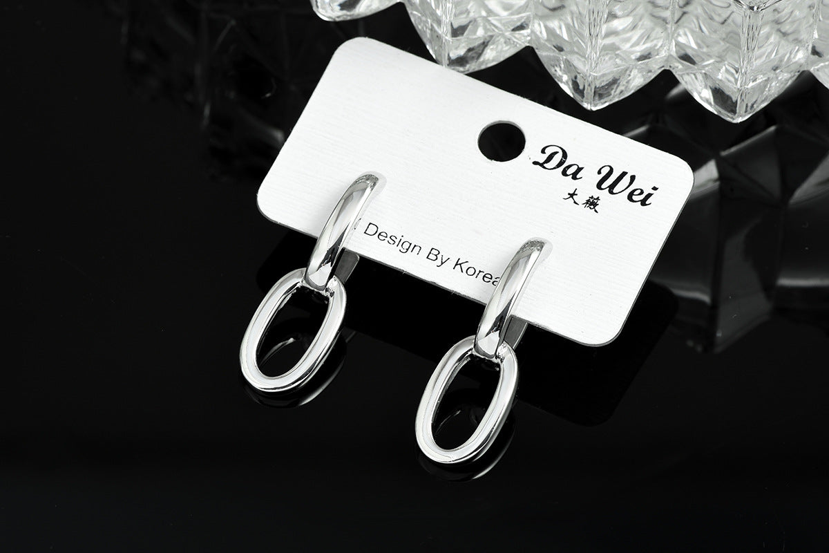 Korean Drama Jewelry Dangle Earring as seen on Itaewon Class Earrings on Kwon Nara