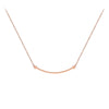 Kdrama Penthouse Shim Su-ryeon (Lee Ji-ah) Inspired Smile Titanium Necklace in Rose Gold