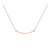 Kdrama Penthouse Shim Su-ryeon (Lee Ji-ah) Inspired Smile Titanium Necklace in Rose Gold