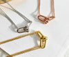 Kdrama Penthouse Shim Su-ryeon (Lee Ji-ah) /  Logan (Park Eun-Seok) Inspired Double Link Pendant Titanium Necklace