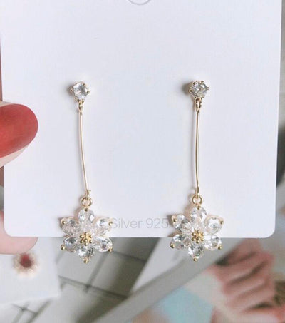 Korean Drama Earrings Star Drop design  inspired by Hotel Del Luna seen on IU