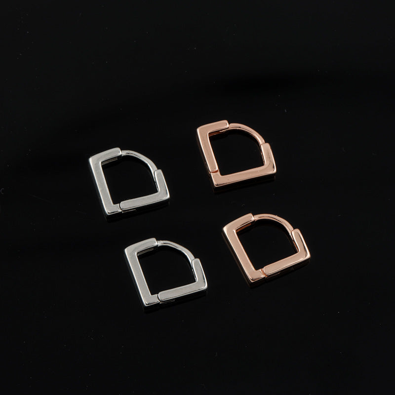 Hometown Cha Cha Cha Inspirierte Sterling SIlver Shin Min Ah Ohrringe Dreieck Huggies