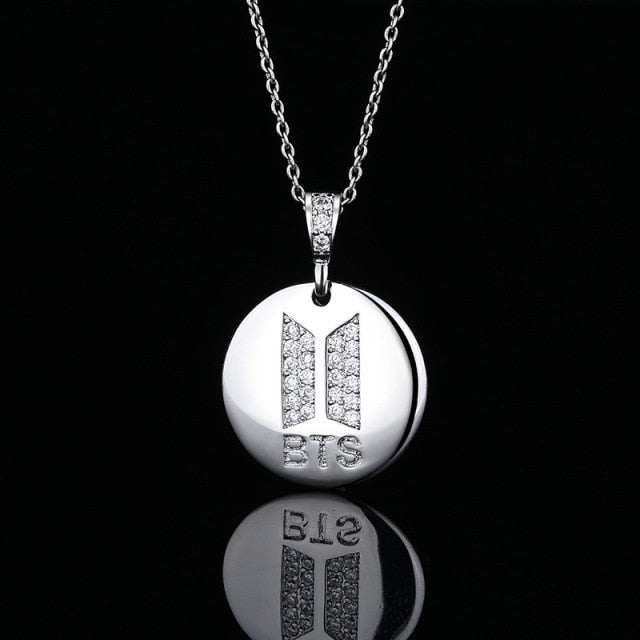 BTS Inspired Emblem Necklace K Merch Store