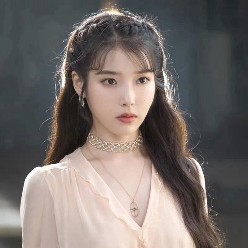 IU Crystal Geometric Earrings | Hotel Del Luna