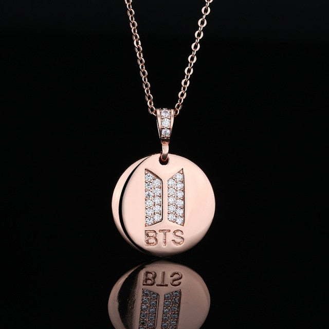 BTS Inspired Emblem Necklace - K Merch Store