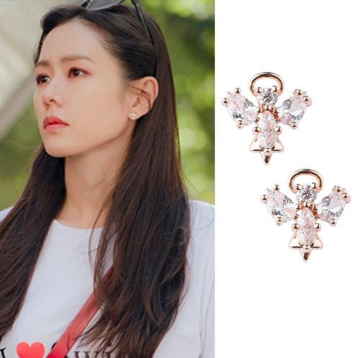 Crash Landing On You Geometric Earrings as seen on Son Ye-Jin