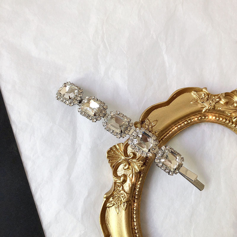 Inspired by Hotel Del Luna , Hair Pin with Rectangle Gem as seen wearing on IU