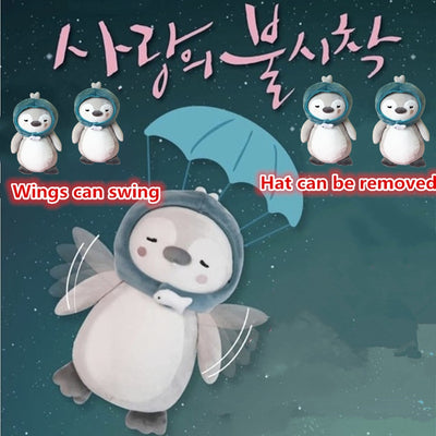 Penguin with Flapping Wings Plush Toy seen on Kdrama Crash Landing On You