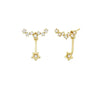 Little Women Oh In Ju | Kim Go Eun Star Ear Jacket Earrings