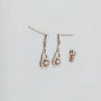 Kdrama Touch Your Heart Yoo In Na Inspired Minimalist Drop Earrings Sterling Silver
