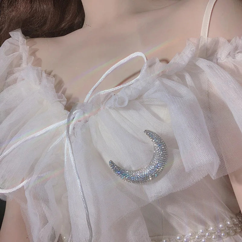 My Demon 마이데몬 Jung Koo Won (Song Kang) Crescent Moon Brooch Pin