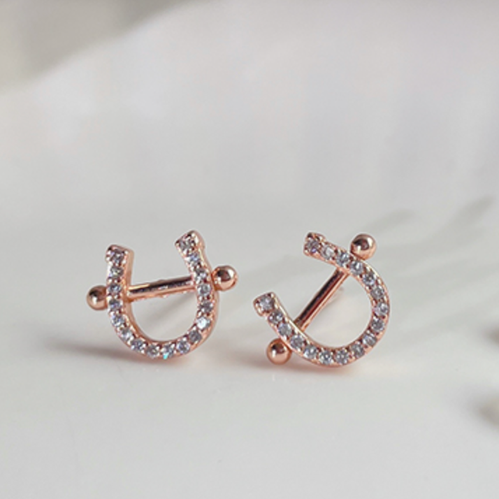 Han So-Hee Horseshoe Earrings as seen on Nevertheless