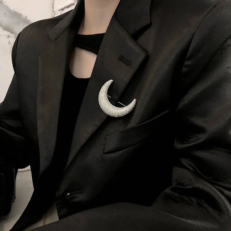 My Demon 마이데몬 Jung Koo Won (Song Kang) Crescent Moon Brooch Pin