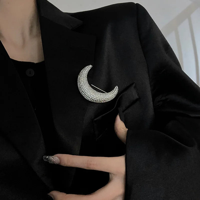 My Demon 마이데몬 Jung Koo Won (Song Kang) Crescent Moon Brooch Pin