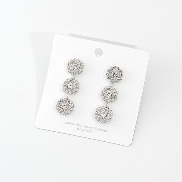 Seo Yea-Ji  Earrings From It's Okay TO Not Be Okay| Round Gem Drop Earrings