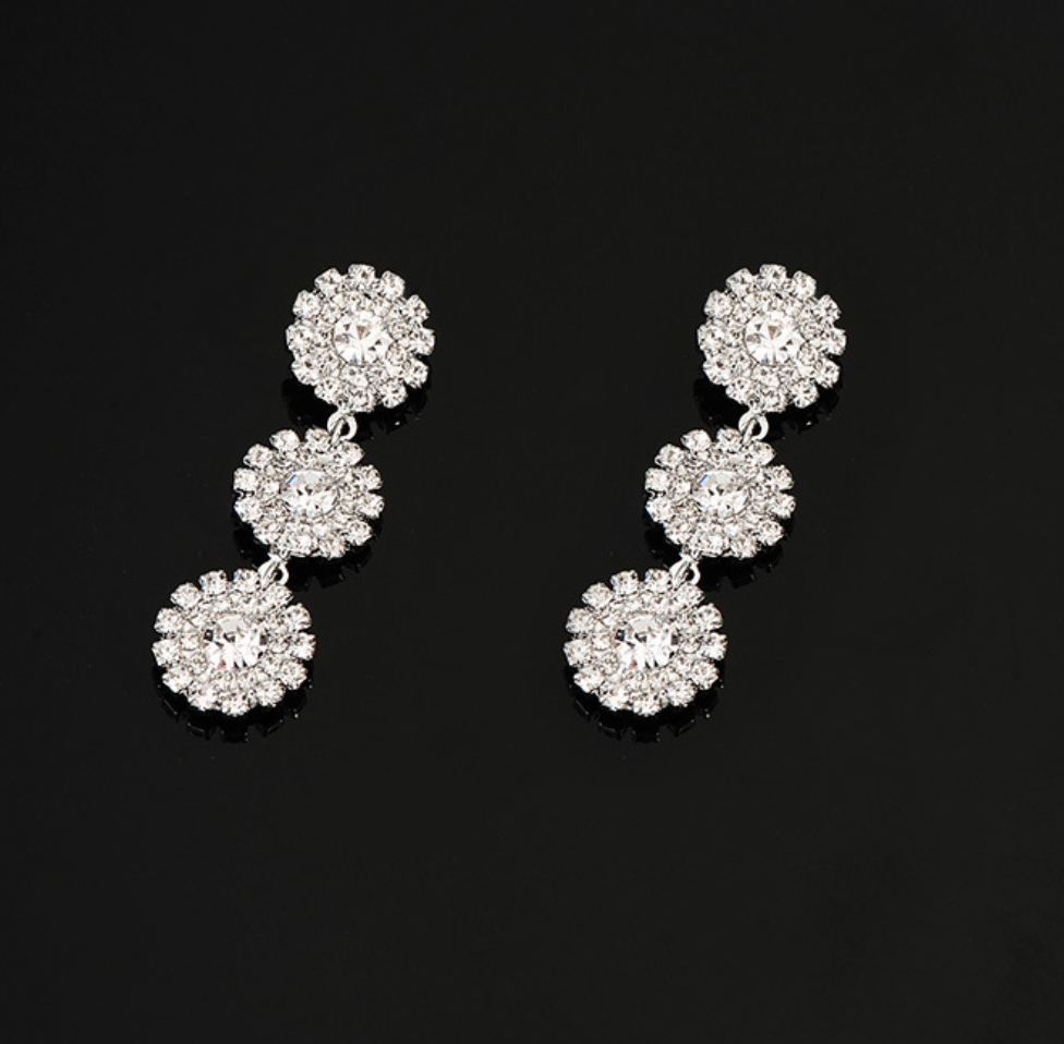 Seo Yea-Ji  Earrings From It's Okay TO Not Be Okay| Round Gem Drop Earrings