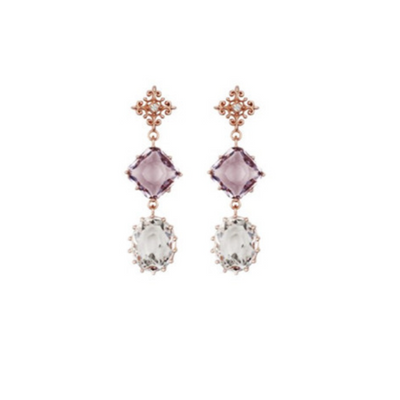 Kdrama Earrings Purple Gem Drop inspired by Her Private Life