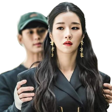 Korean drama, It's Okay to Not Be Okay, Seo Yea Ji Abstract Gold Earrings