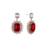 Kdrama Earrings inspired by Her Private Life as seen on Rachel Park Min-Young |Red Gem Drop Earrings