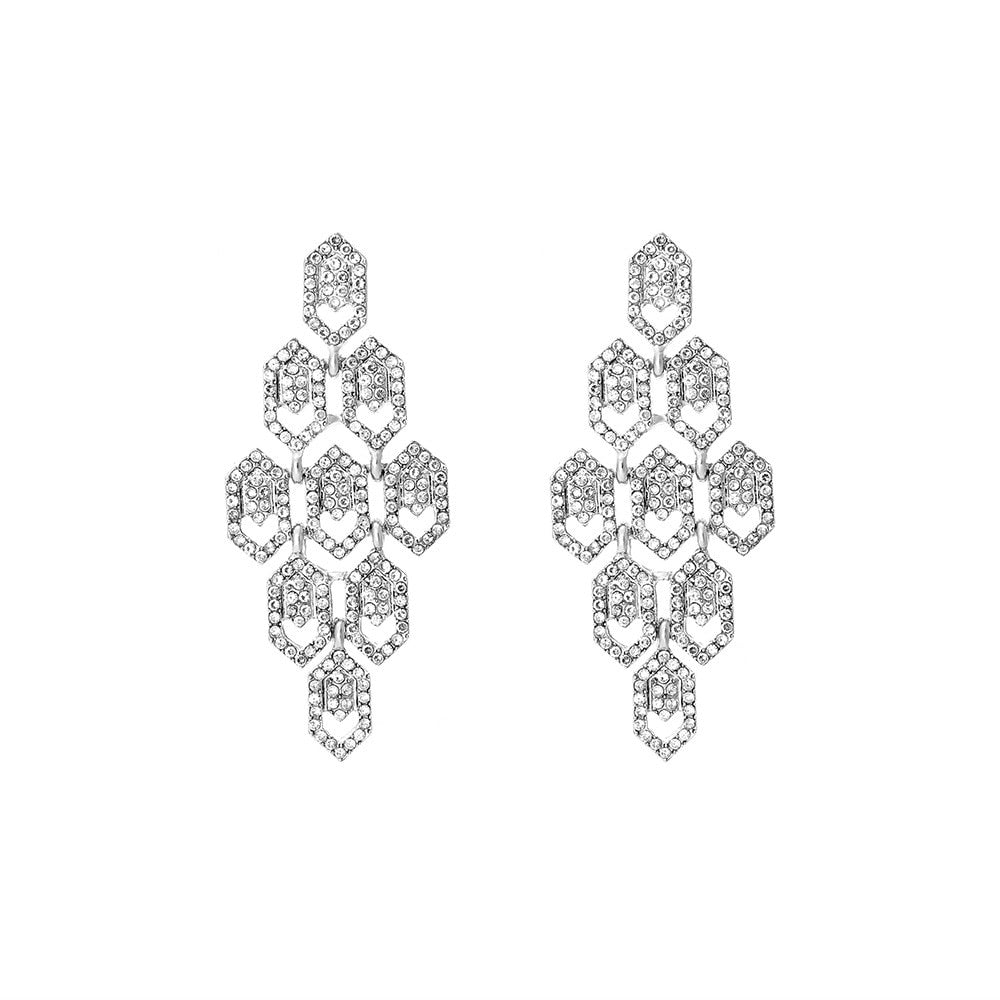 Honeycomb Dangle Earrings