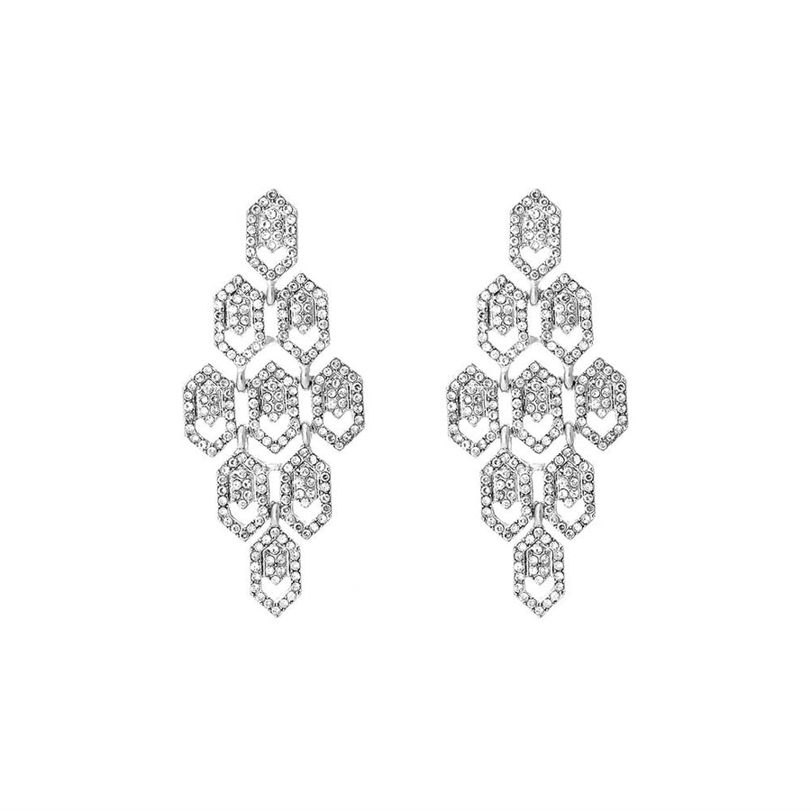 Honeycomb Dangle Earrings