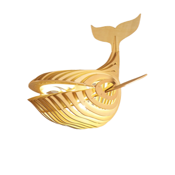 Extraordinary Attorney Woo Inspired 3D cut out Whale Ceiling lamp