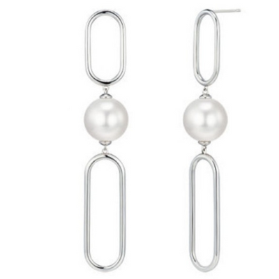 Kdrama Touch Your Heart Yoo In Na Inspired Long Dangle Earrings With Pearl