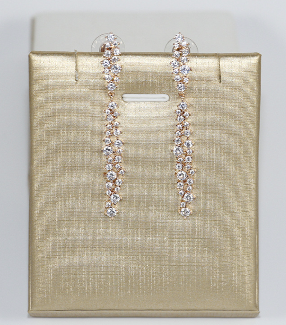 Jewelry from Kdrama Touch Your Heart Yoo In Na Inspired Drop Cluster Earrings