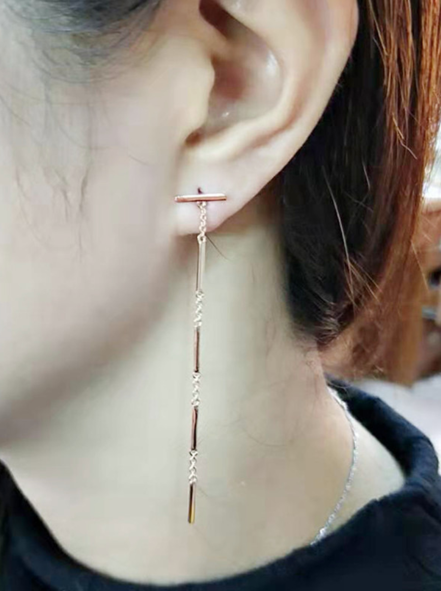 Kdrama Jewellery from Touch Your Heart Yoo In Na Minimalist Drop Earring