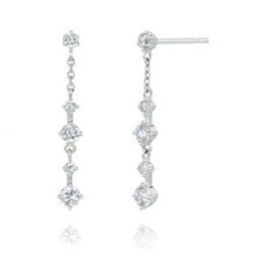 Jewelry from Kdrama Touch Your Heart Yoo In Na Inspired Bejewelled Drop Earrings