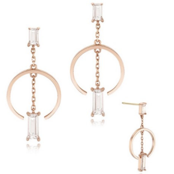 Jewelry from Kdrama Touch Your Heart Yoo In Na Inspired Drop Earrings with Gems