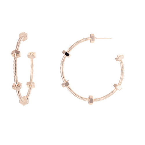 Korean drama, It's Okay to Not Be Okay, Seo Yea Ji Inspired Hoop Earrings Hardware Design