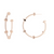 Korean drama, It's Okay to Not Be Okay, Seo Yea Ji Inspired Hoop Earrings Hardware Design
