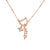 Goblin Destin Necklace Rose Gold Plated Sterling Silver 925