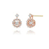 2 in 1 style Zircon Drop Round Earring Kdrama Jewellery Inspired by  Touch Your Heart Yoo In Na