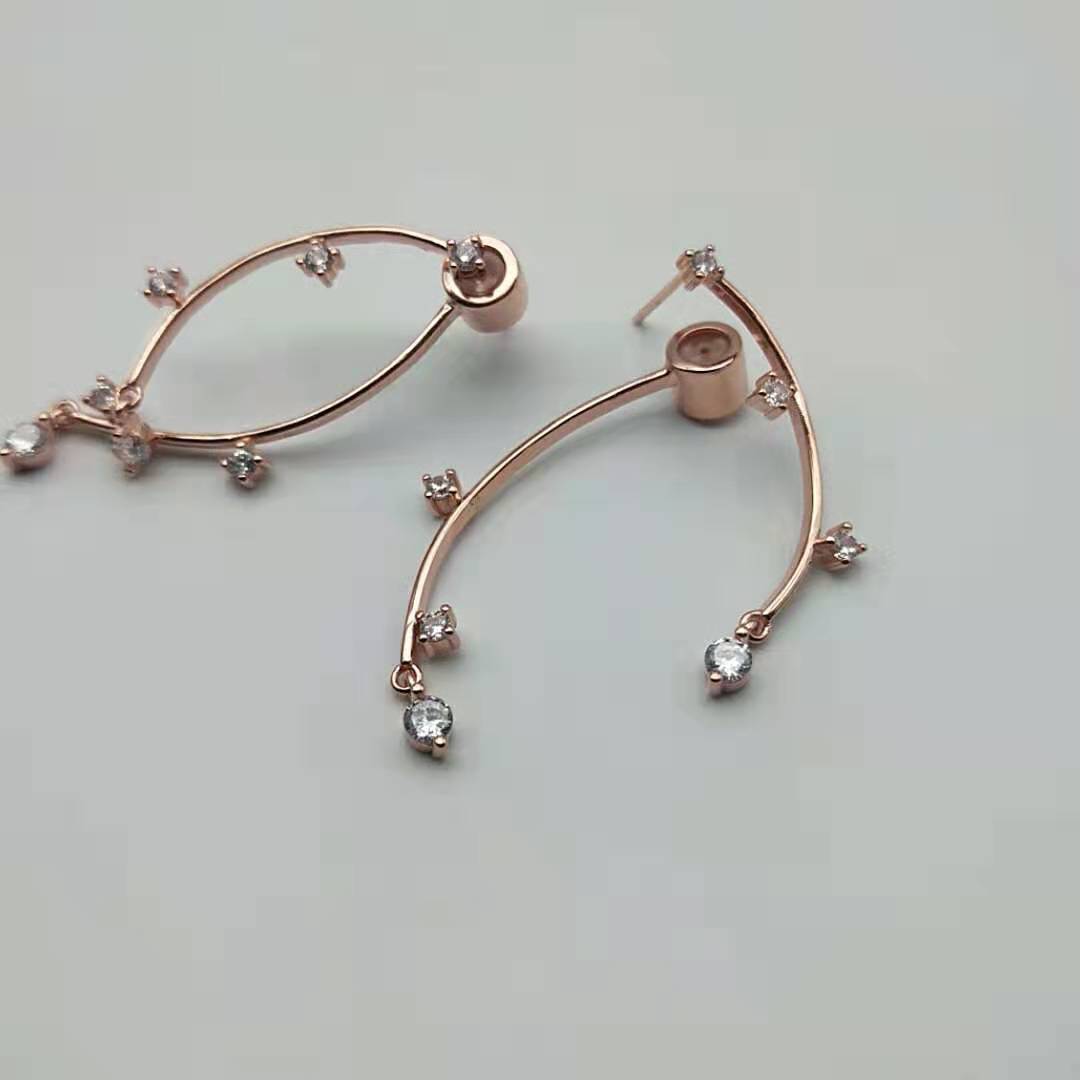 Kdrama-Schmuck von Touch Your Heart Yoo In Na asymmetrische Ohrringe