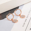 Little Women Kdrama Oh In Ju Round Plated Dangle Earrings | Kim Go Eun