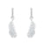 Crash Landing on You Earrings | 925 Sterling Silver | Feather Design