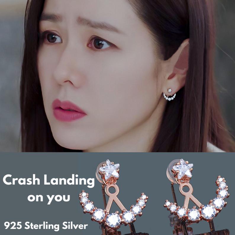 Crash Landing On You Seo Ye Jin Inspired Crescent Earrings