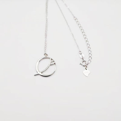 Korean Drama Deluna Jewelry Sterling 925 Silver Necklace Hotel Del