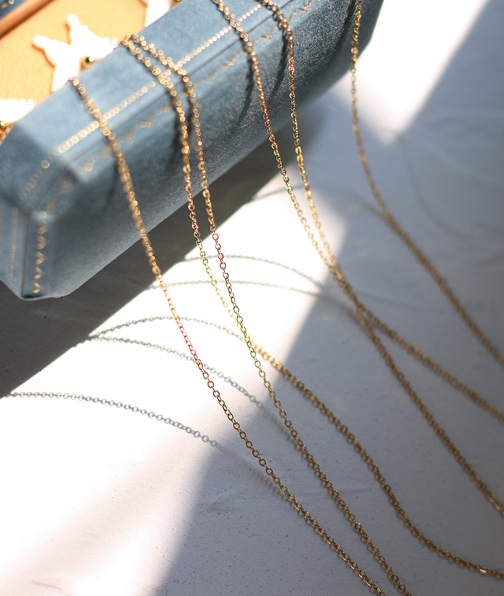 Nevertheless Nabi Inspired Butterfly Shell Pendant 18k Gold Plated Chain