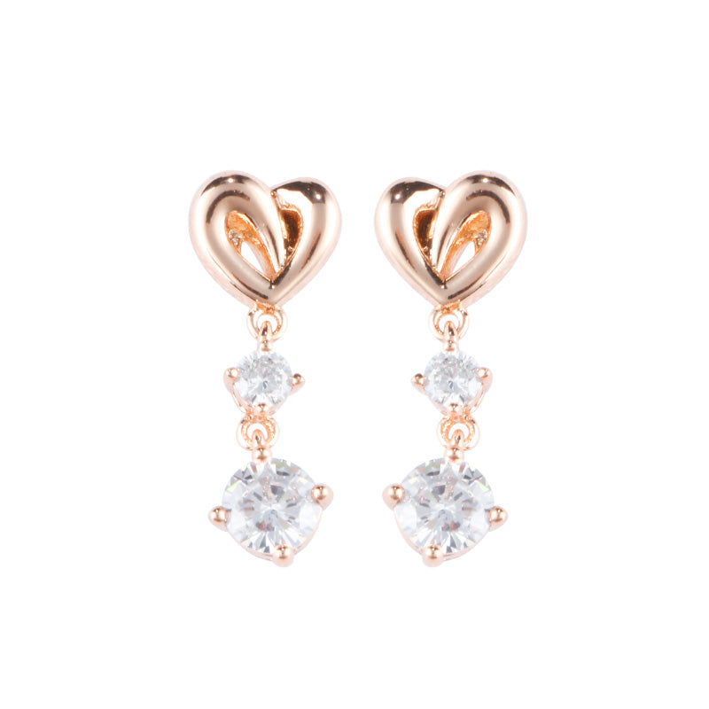 Son Ye-Jin Heart Earrings as seen on Crash Landing On You