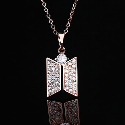 BTS Inspired logo necklace