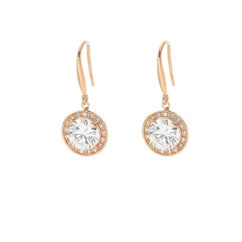 Little Women Kim Go Eun | Oh In Ju Round Gem Drop Earrings