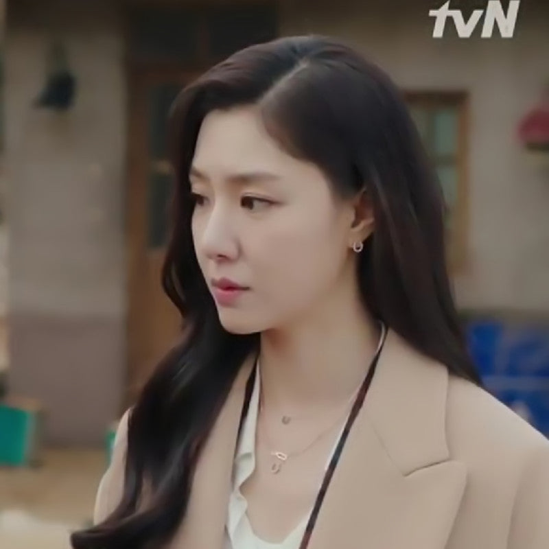 Crash Landing on You Horseshoe Necklace  | s925 Sterling Silver | Seo Ji Hye