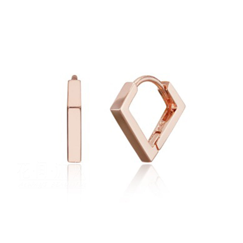 Hometown Cha Cha Cha Inspirierte Sterling SIlver Shin Min Ah Ohrringe Dreieck Huggies