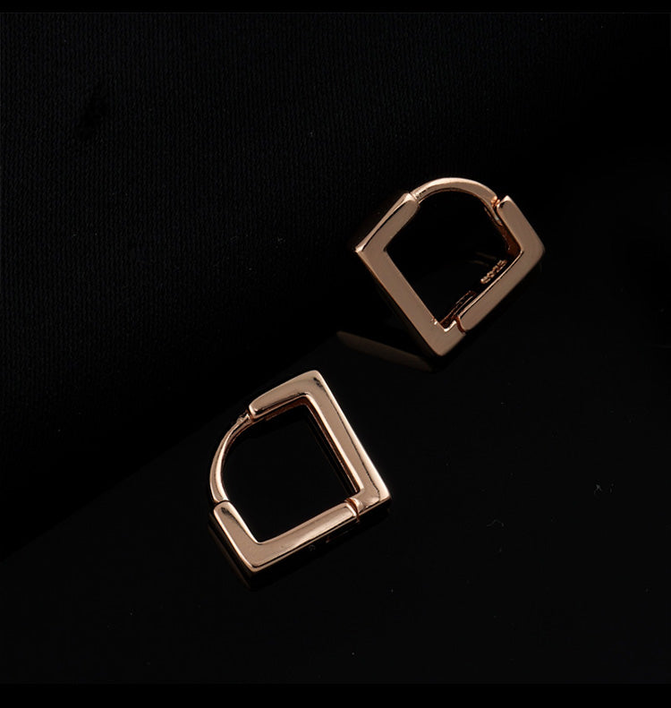 Hometown Cha Cha Cha Inspirierte Sterling SIlver Shin Min Ah Ohrringe Dreieck Huggies